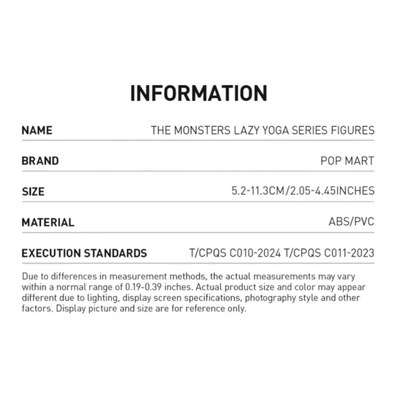 THE MONSTERS Lazy Yoga Series Figures 𝐀𝐦𝐞𝐫𝐢𝐜𝐚𝐧𝐨 Pop Mart Authentic BNIB - Picture 4 of 13